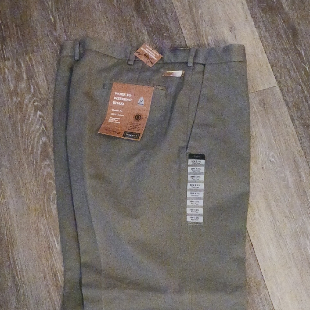 Haggar Olive Green Work Pants
